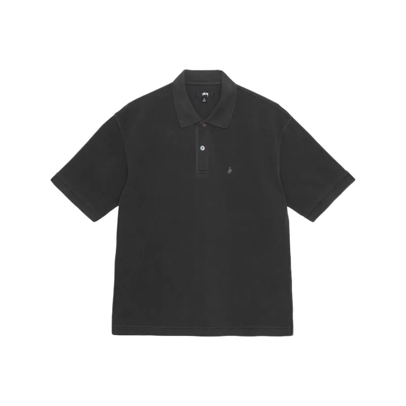 Stussy SS24 Drop2 Pigment Dyed Pique Polo Shirt-0