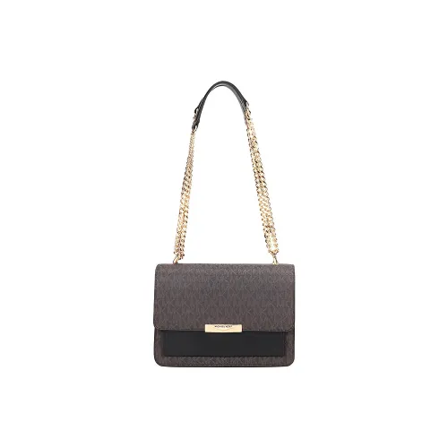MICHAEL KORS MICHAEL KORS Handbag Collection Jade Leather Portable Crossbody Bag Shoulder Bag Women's Brown Black
