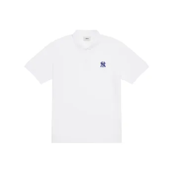 MLB New York Yankees MLB Basic Logo SS24 Polo Shirt Unisex Ivory