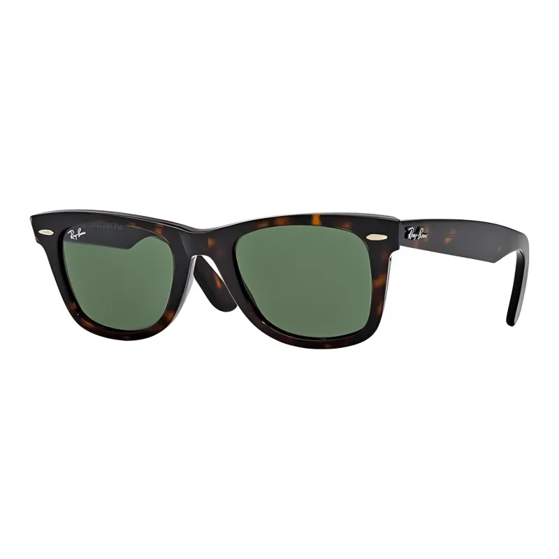 RayBan Tortoiseshell effect Wayfarer frame Sunglasses-0