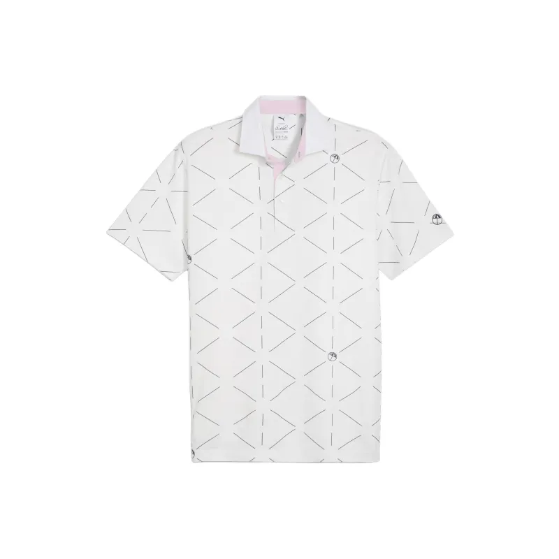 PUMA Crew TR Big Logo Polo Shirts Unisex White-0