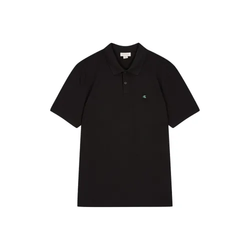 CALVIN KLEIN SS25 Polo Shirt Men's Black