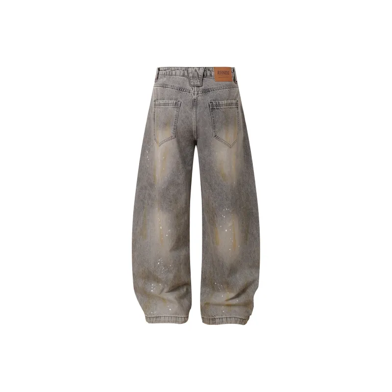 VINMUK Jeans Unisex Distressed Gray-1