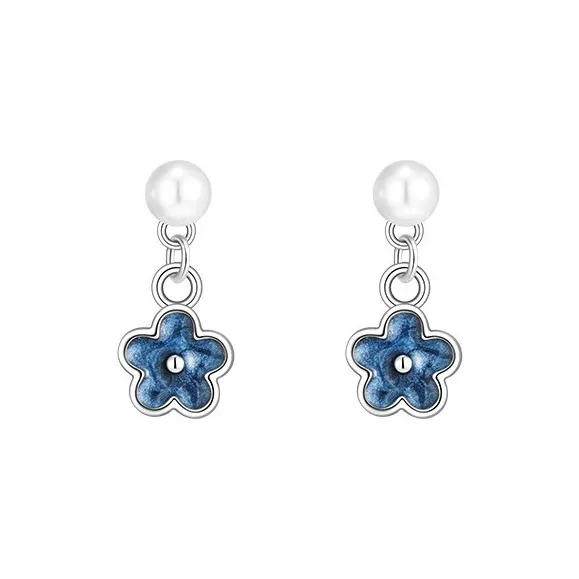 QUIET LOVE S925 Silver Stud Earrings Women's-0
