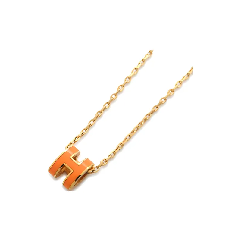 HERMES POP H Collection Metal Necklaces Women's-2
