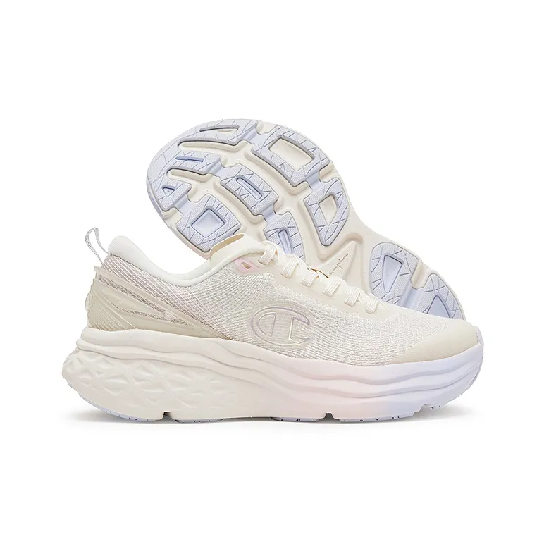 Champion Low Top Running Shoes Women's Milk White/Pink Diamond-1