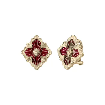 BUCCELLATI Opera Tulle Collection Earrings Women's Gold