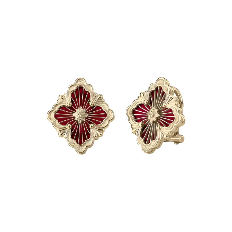 BUCCELLATI Opera Tulle Collection Earrings Women's Gold-0