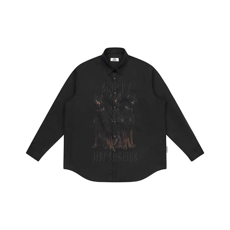 EMPTY REFERENCE Doberman Series Long Sleeved Shirts Unisex-9