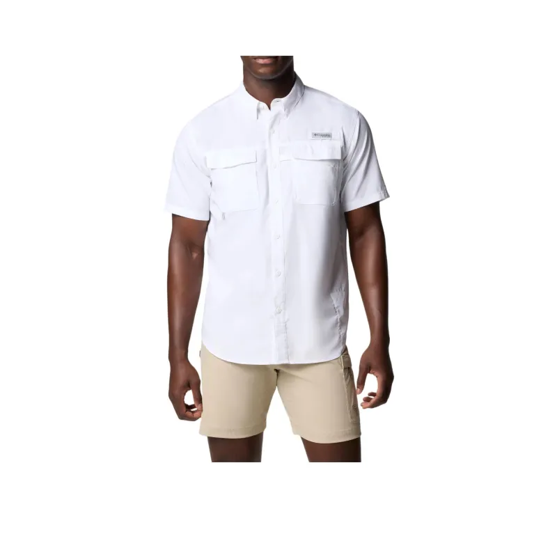Columbia PFG Blood And Guts 4 Shirt Men's White-0