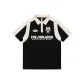 Black with Buttoned Design