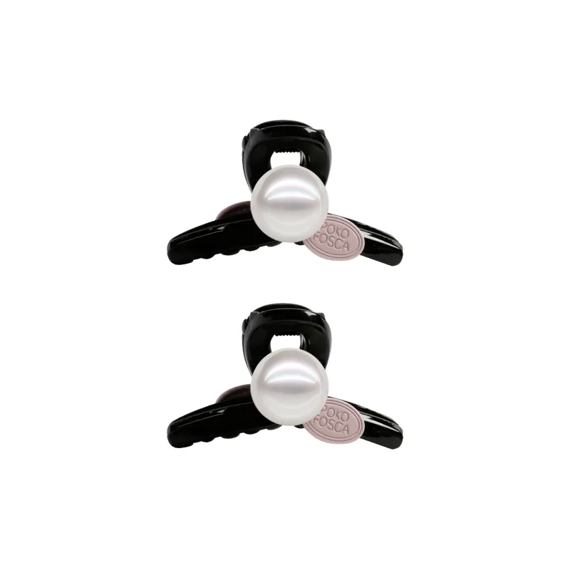 KEYS VIA Acrylic Imitation Pearl Copper Alloy Hair Clips Women's-0