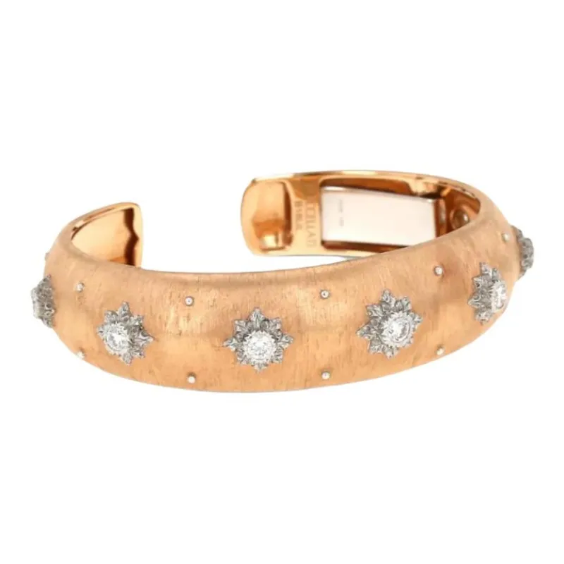 BUCCELLATI 18K Gold Macri Diamond Bracelet-1