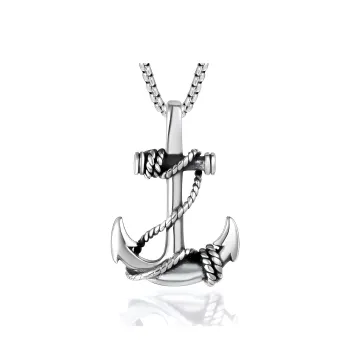BAIJUAN Titanium Steel Necklaces Unisex