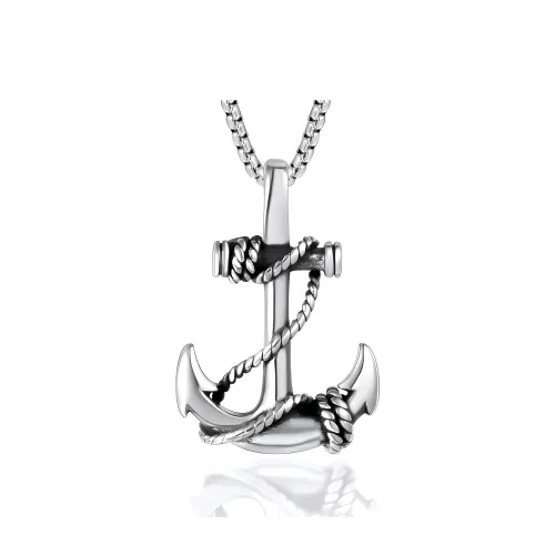 BAIJUAN Titanium Steel Necklaces Unisex