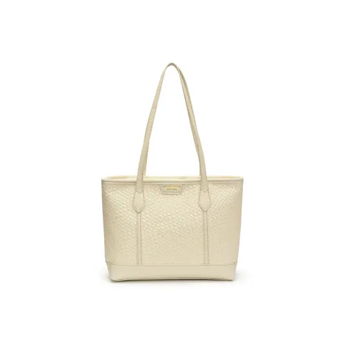 Single Warehouse PU Tote Underarm Handbag, Shoulder Bag Women's White/Black/Pink/Yellow