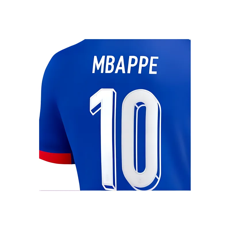 Nike Kylian Mbappé France National Team 2024 Stadium Home Women's Nike Dri FIT Soccer Jersey-3