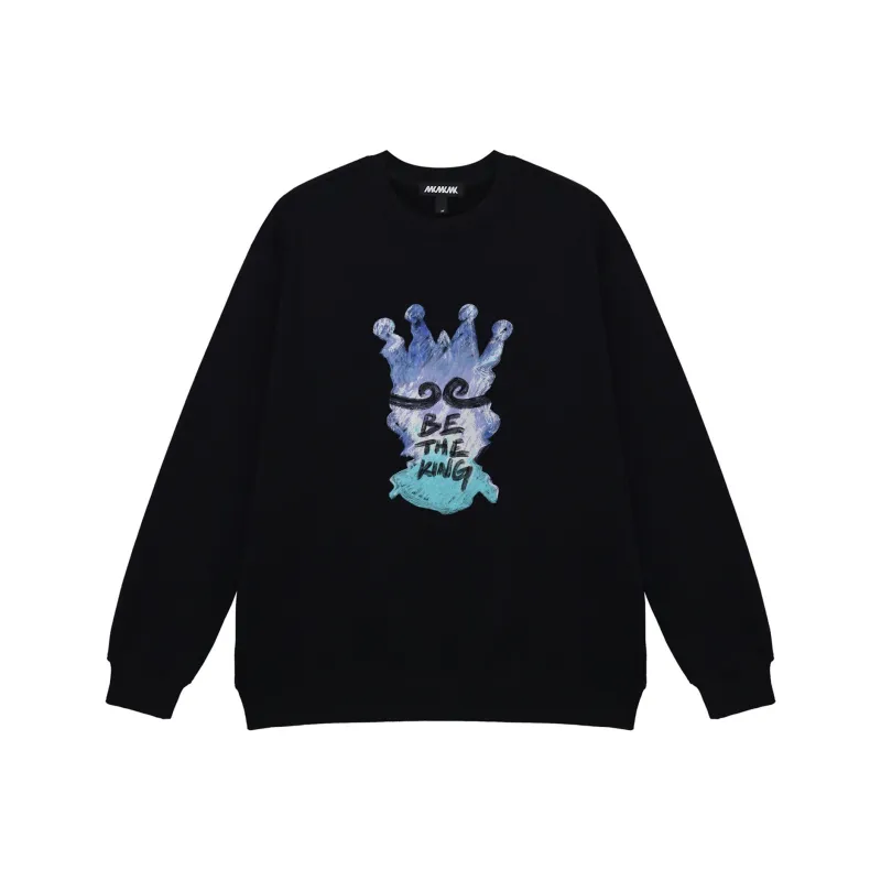 MK MONKEY KING Sweatshirt Unisex Black-0