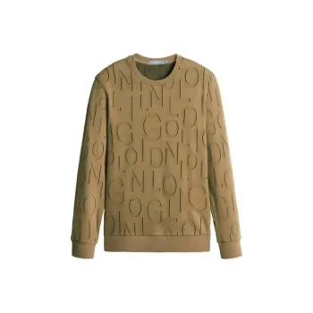 GOLDLION T Shirts Men Khaki