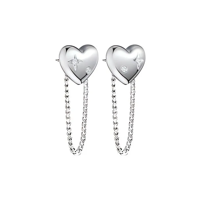 LELOUP Platinum Plated Copper Earrings Women's Silver-0