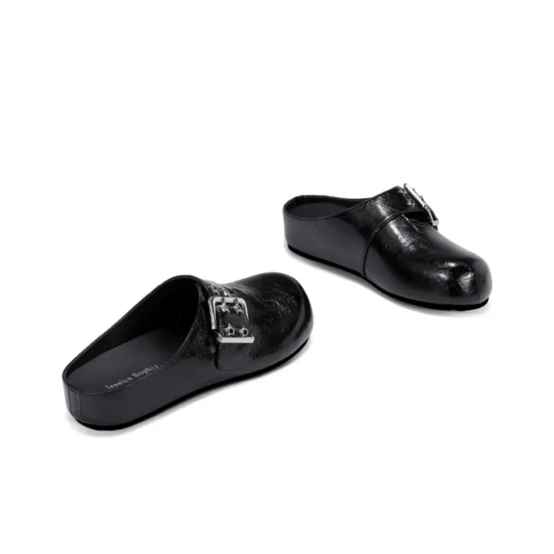 JESSICA SOPHIA Rubber Sole Abrasion Resistant Slip Resistant Wrap toe Slippers Women's-3