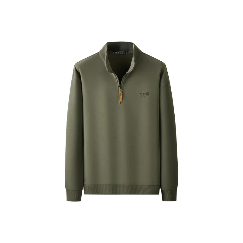 JEEP SPIRIT Sweatshirts Unisex Army Green-0