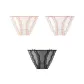 Black, Pink, Yellow (Lace Trim Lace)
