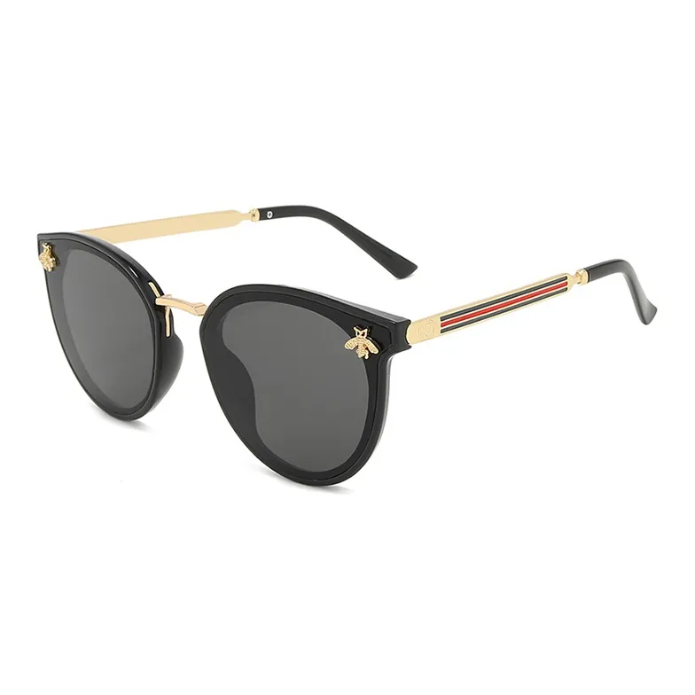 YUZHAOLIN PC Metal Oval Sunglasses Unisex-0