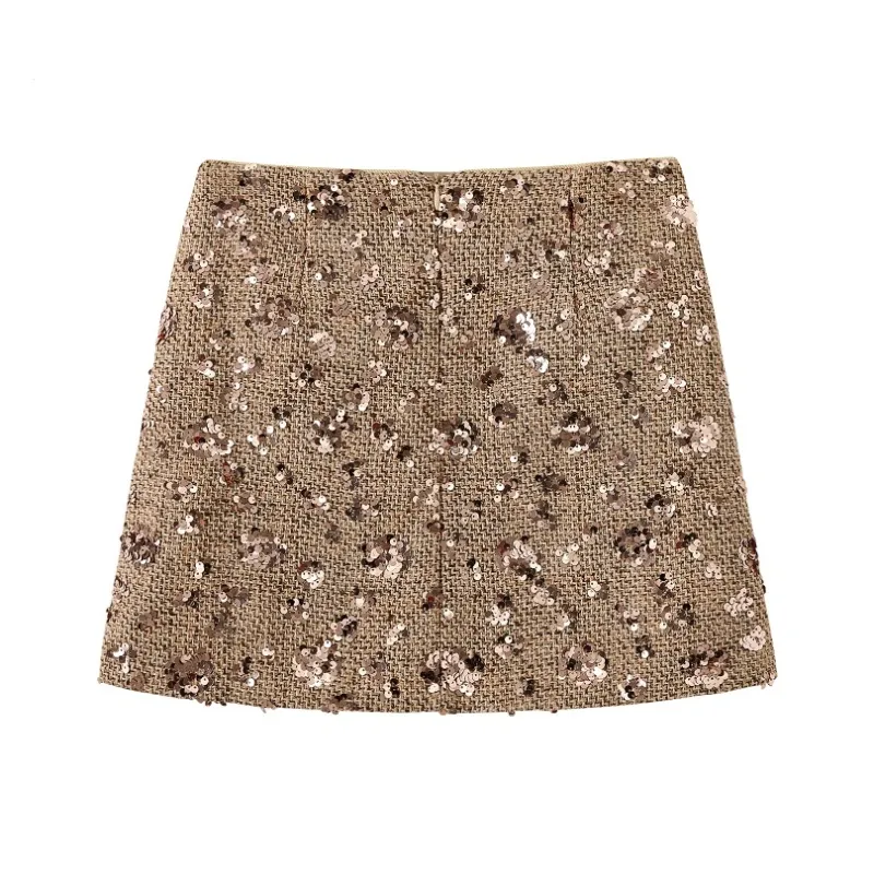 Fish Rabbits Skirt Set Women's Apricot-4