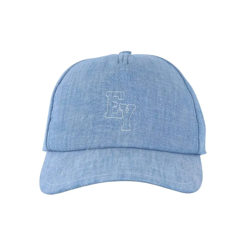 ELEVENTY FIRSTCLASS MADE IN ITALY Cotton Baseball Caps Men's Blue-0