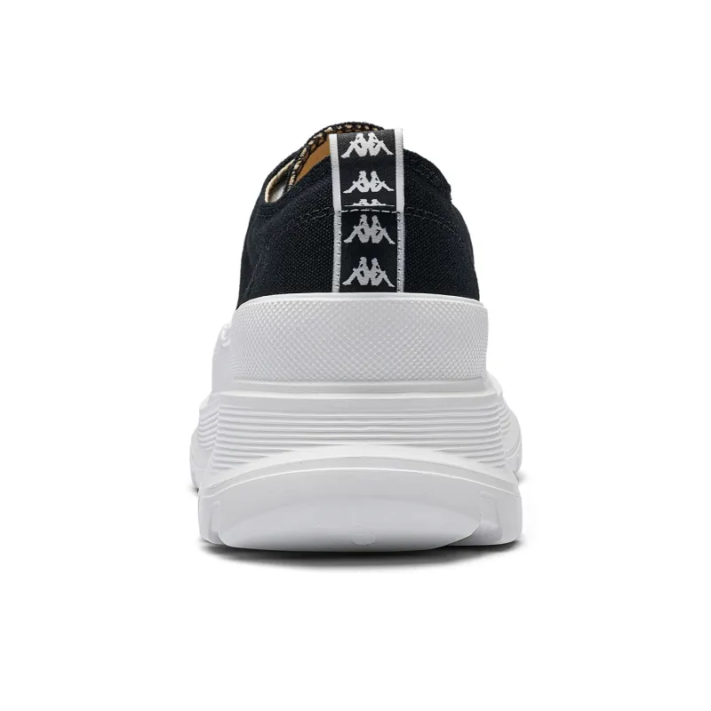 Kappa Cocoa Tashan Back to Back Anti Slip Wear Resistant Low Top Casual Shoes Women's Black-4