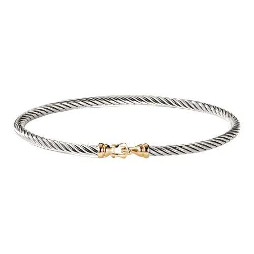 David Yurman 18kt Yellow Gold Chatelaine Heart Garnet Necklace 8mm