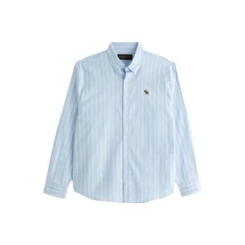 Abercrombie＆Fitch Shirt Men's Light Blue