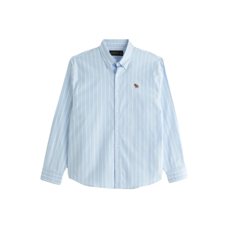 Abercrombie＆Fitch Shirt Men's Light Blue-0