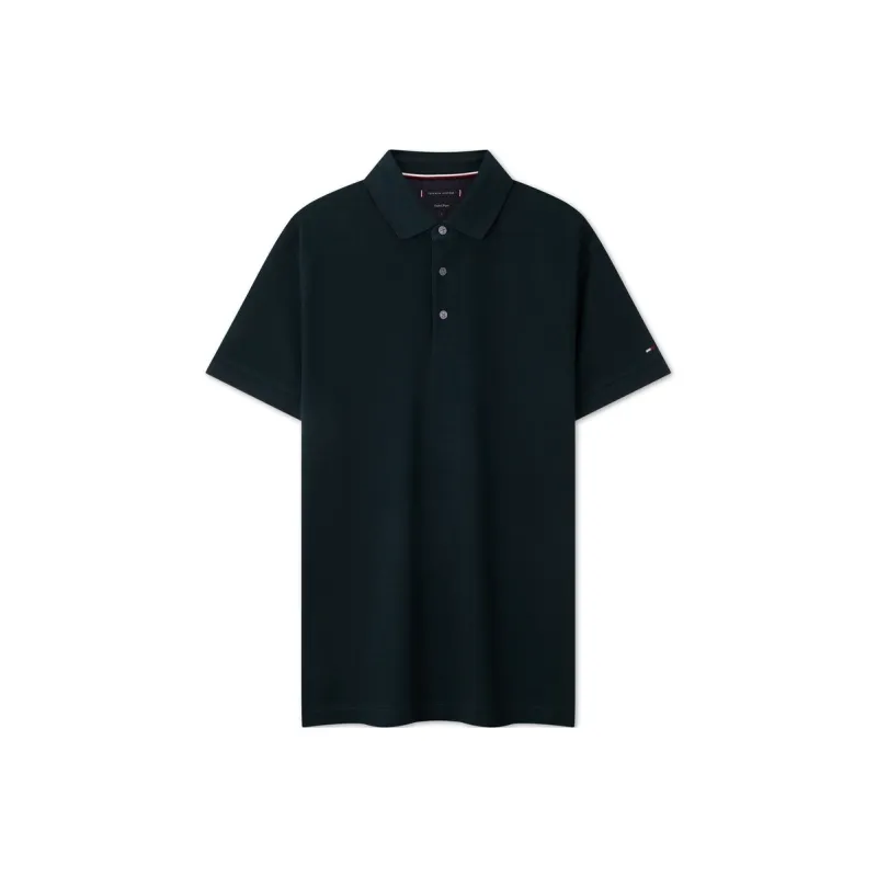 Tommy Hilfiger Mélange-effect Polo Shirt-4