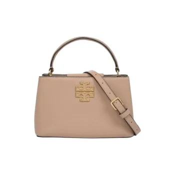 TORY BURCH Britten Leather Handbag Women's Pink