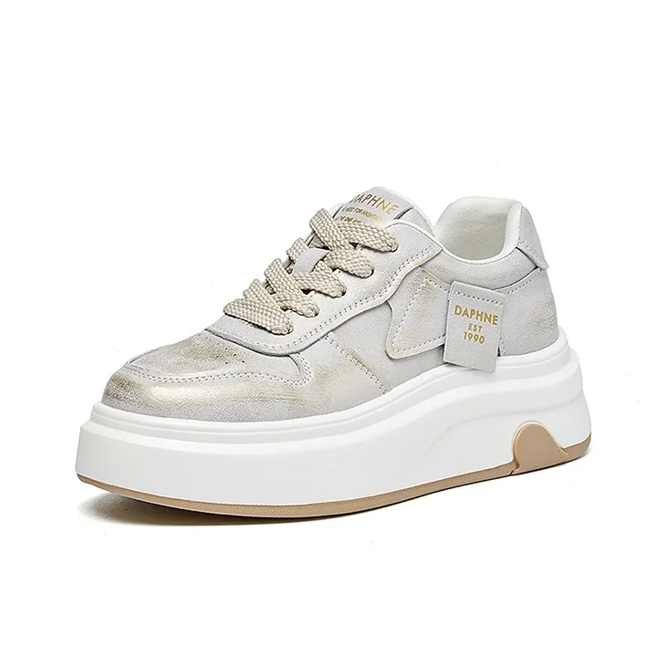 DAPHNE Anti Slip Wear Resistant Low Top Skateboard Shoes Women's-7