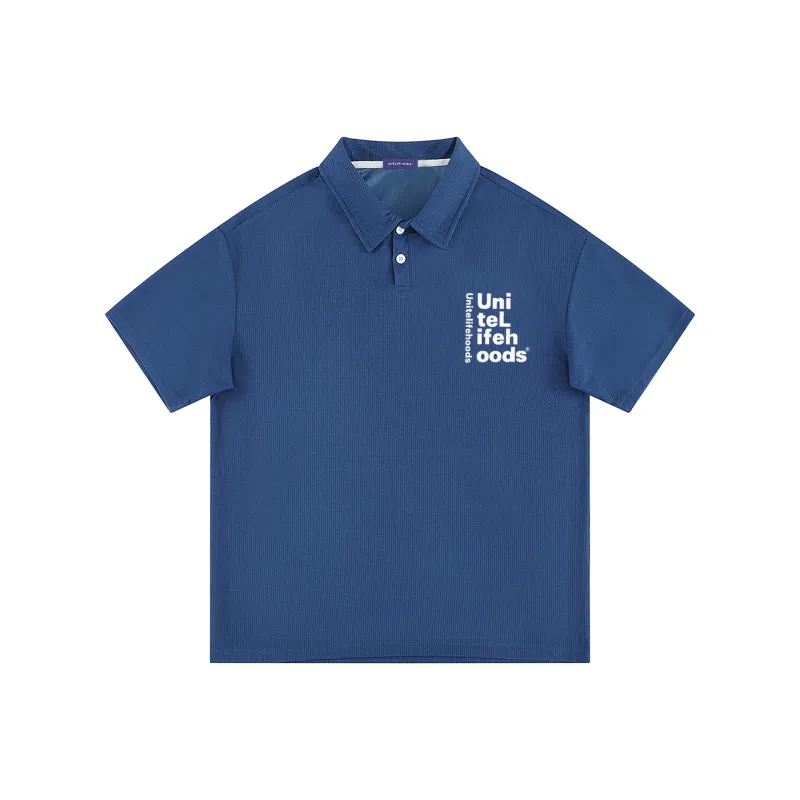 Unite Life HOODS Polo Shirt Unisex White-8