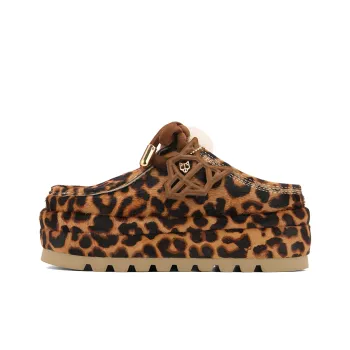 Naked Wolfe Abrasion Resistant Wrap toe Slippers Women's Leopard Print
