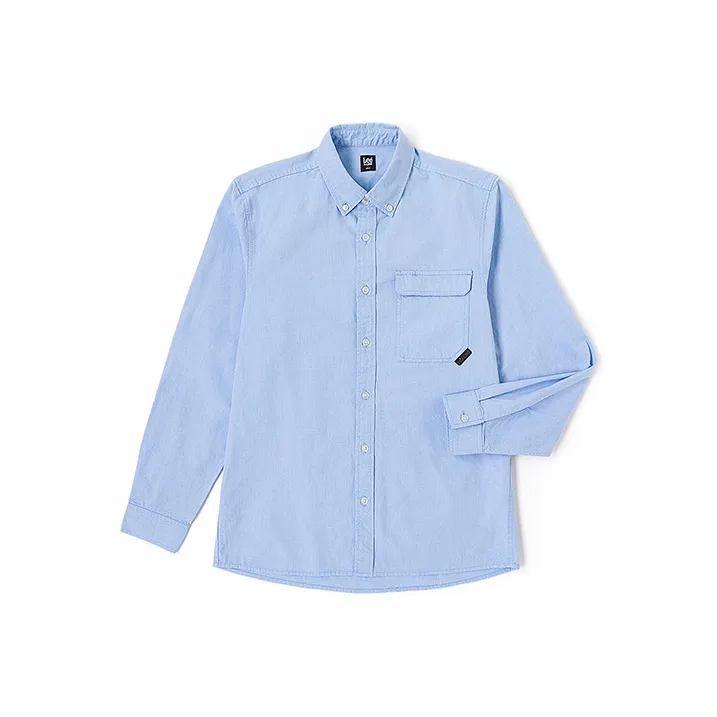 Lee Xline Shirt Men's Oxford Blue-0