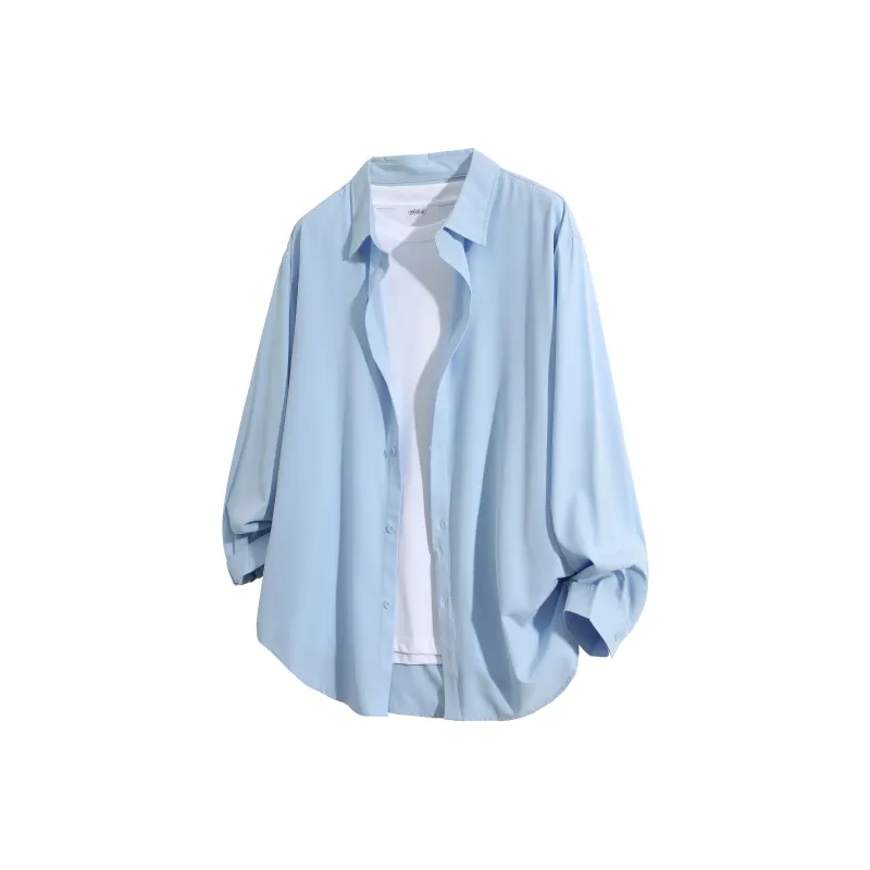 OGEK Shirt Unisex Blue White Stripes-19