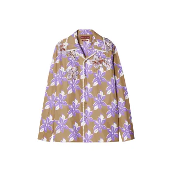 GUCCI Shirts Men Purple