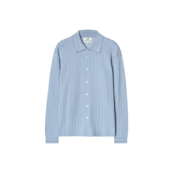 COS Shirt Men's Fty Blue Stripes