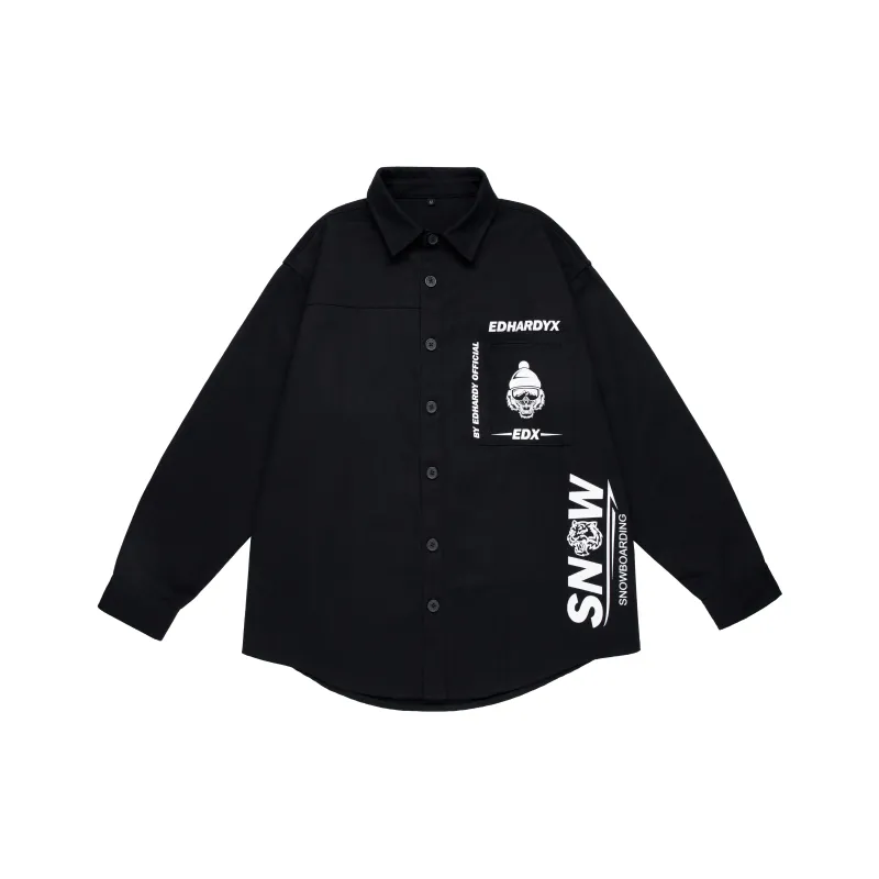 ED HARDY X Shirts Unisex Black-0