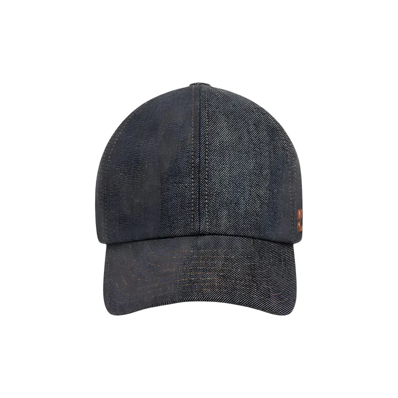 COURREGES Signature Denim Baseball Cap-1