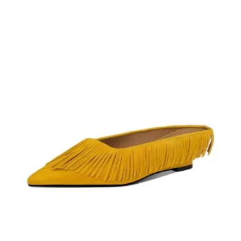 JESSICA SOPHIA Rubber Sole Abrasion Resistant Slip Resistant Closed Toe Slippers Women's
