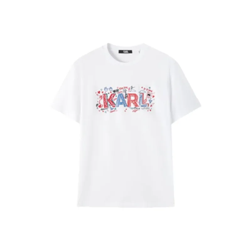 KARL LAGERFELD SS25 T Shirt Men's White-0