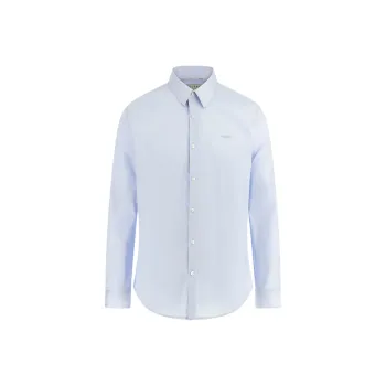 GUESS Shirts Men Light Blue
