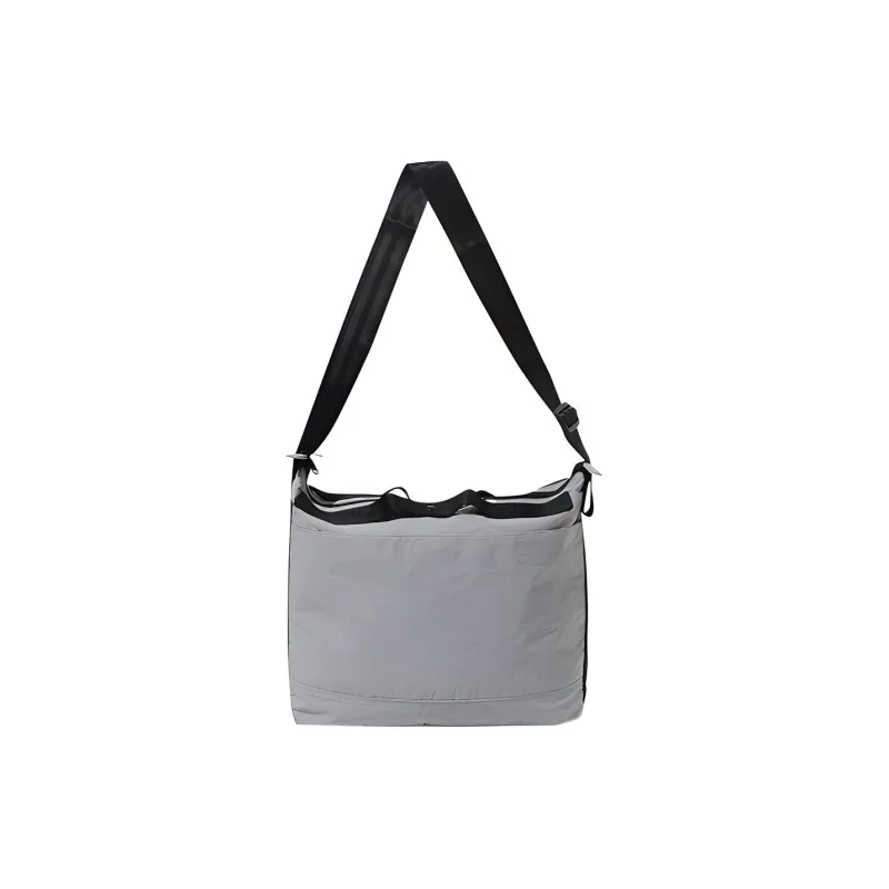 FILA Nylon Shoulder Bag Crossbody Bag Large Size Unisex Gray-1