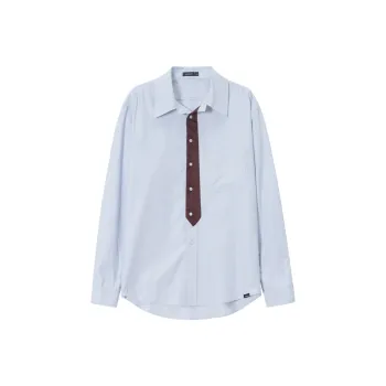 UNVESNO Shirt Unisex Knowledge Stripes White